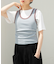 バイカラータンクトップ