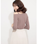アシメネックリブトップ(7分袖)