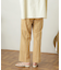 センタープレスストレートパンツ
