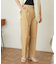 センタープレスストレートパンツ