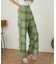 センタープレスストレートパンツ