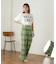センタープレスストレートパンツ