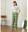 センタープレスストレートパンツ