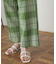 センタープレスストレートパンツ