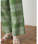 センタープレスストレートパンツ