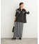 ラメカットストレートスカート