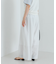 コットンギャザーワイドパンツ