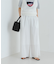 コットンギャザーワイドパンツ