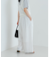コットンギャザーワイドパンツ