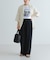 『3サイズ展開』『MADE IN JAPAN』カットジョーゼットイージースラックス