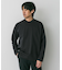 LIFE STYLE TAILOR　シルケットポンチストレッチ長袖Tシャツ