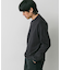 LIFE STYLE TAILOR　シルケットポンチストレッチ長袖Tシャツ
