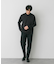 LIFE STYLE TAILOR　シルケットポンチストレッチ長袖Tシャツ