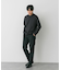 LIFE STYLE TAILOR　シルケットポンチストレッチ長袖Tシャツ
