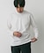 LIFE STYLE TAILOR　シルケットポンチストレッチ長袖Tシャツ