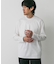 LIFE STYLE TAILOR　シルケットポンチストレッチ長袖Tシャツ