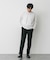 LIFE STYLE TAILOR　シルケットポンチストレッチ長袖Tシャツ