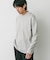 LIFE STYLE TAILOR　シルケットポンチストレッチ長袖Tシャツ