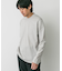 LIFE STYLE TAILOR　シルケットポンチストレッチ長袖Tシャツ