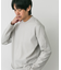 LIFE STYLE TAILOR　シルケットポンチストレッチ長袖Tシャツ