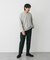 LIFE STYLE TAILOR　シルケットポンチストレッチ長袖Tシャツ