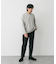 LIFE STYLE TAILOR　シルケットポンチストレッチ長袖Tシャツ