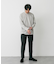LIFE STYLE TAILOR　シルケットポンチストレッチ長袖Tシャツ