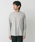 LIFE STYLE TAILOR　シルケットポンチストレッチ長袖Tシャツ