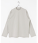 LIFE STYLE TAILOR　シルケットポンチストレッチ長袖Tシャツ