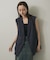 『UR TECH DRYLUXE』リネンライクサイドベルトジレ
