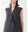 『UR TECH DRYLUXE』リネンライクサイドベルトジレ