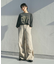 フラワープリントドロストパンツ