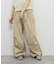 フラワープリントドロストパンツ