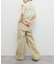 フラワープリントドロストパンツ