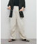 フラワープリントドロストパンツ