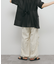フラワープリントドロストパンツ