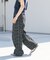 フラワープリントドロストパンツ
