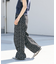フラワープリントドロストパンツ
