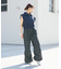 フラワープリントドロストパンツ