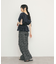 フラワープリントドロストパンツ