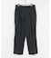 new basic ウールツイルワイドスラックス