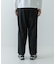new basic ウールツイルワイドスラックス