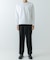 new basic ウールツイルワイドスラックス