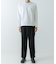 new basic ウールツイルワイドスラックス