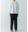 new basic ウールツイルワイドスラックス