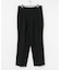 new basic ウールツイルワイドスラックス