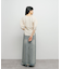 Uネックブークレトップス