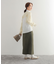 アラン柄バックシャツプルオーバー