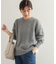 アラン柄バックシャツプルオーバー