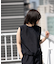 『UR TECH DRYLUXE』『吸水速乾／UVカット』ハイツイストフレンチスリーブブラウス